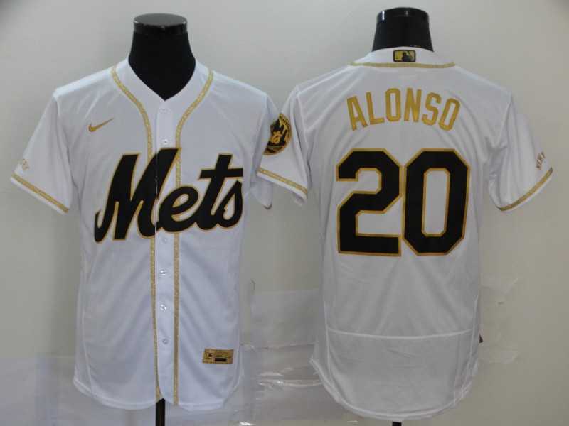 Mets 20 Pete Alonso White Gold 2020 Nike Flexbase Jersey,We sell and wholesale Mets 20 Pete Alonso White Gold 2020 Nike Flexbase Jersey on line form chian!